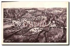 CPA St Leonard des Bois Sarthe Vue Generale Les deux Ponts 