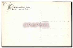 CPA St Leonard des Bois Sarthe Vue Generale Les deux Ponts 