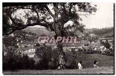 CPA Saint Leonard des Bois Sarthe Vue de la Joussiere sur le Bourg 