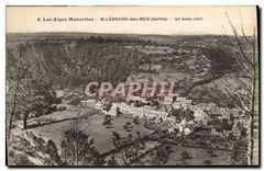 CPA Les Alpes Mancelles St Leonard des Bois Sarthe Un beau coin 