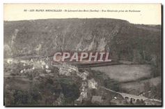 CPA Les Alpes Mancelles St Leonard des Bois Sarthe Vue Generale prise de Narbonne 