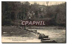 CPA Les Alpes Mancelles Sarthe St Leonard des Bois Perspective d'un Chapelet 