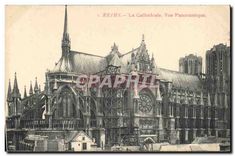 CPA Reims La Cathedrale Vue Panoramique 