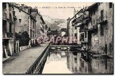 CPA Annecy Le Quai de l'Eveche 