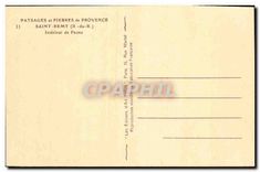 CPA Saint Remy B du R Interieur de Ferme