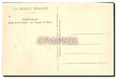 CPA Nimes Gard Jardin de la Fontaine Le Temple de Diane