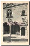 CPA Gien Loiret Cafe ds Arts maison Renaissance 