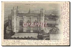 CPA Lyon Facade futeraoe de la Basilique de ND de Fourviere 