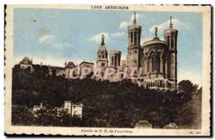 CPA Lyon Artistique Abside de ND de Fourviere 