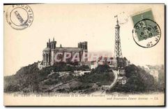 CPA Lyon La Basilique et l'Avenue de la Tour de Fourviere 
