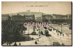 CPA Lyon Pont Lafayette Tramway