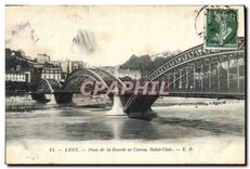 CPA Lyon Pont de la Boucle et Coteau Saint Clair 