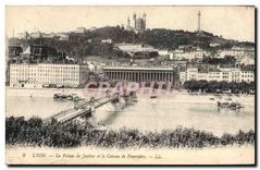 CPA Lyon Le Palais de Justice et le Coteau de Fourviere 