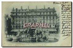 CPA La Fontaine Bartholdi Place des Terreaux 