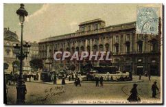 CPA Lyon La Place des Terreaux et la Palais des Arts 