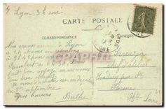 CPA Lyon Place des Terreaux et Fontaine Bartholdi 