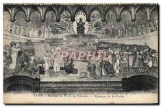 CPA Lyon Basilique de ND de Fourviere Mosaique de St Pothin 
