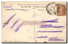 CPA Lyon La Nuit L'Eglise Saint Bonaventure 