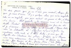 CPA Institution des Chartreux Lyon Interieur de la Chapelle 