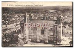 CPA Lyon Basilique de ND de Fourviere Facade laterale 