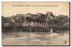 CPA Lyon St Clair La Boucle et le Coteau Saint Clair 