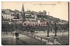 CPA Lyon Passerelle Saint Georges 