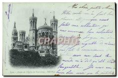 CPA Lyon Abside de l'Eglise de Fourviere 