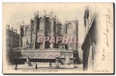 CPA Lyon Abside de l'Eglise Saint Nizier 