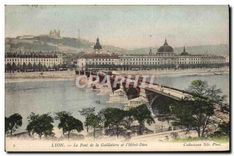 CPA Lyon Le Pont de la Guillotiere et l'Hotel Dieu 