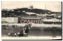 CPA Lyon Le Palais de Justice le Coteau de Fourviere la Tour et le Restaurant Gay 