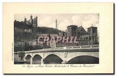 CPA Lyon Pont Tilsitt Archeveche & Coteau de Fourviere 