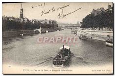 CPA Lyon Vue sur la Saone la Passerolle Saint Georges 