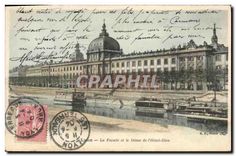 CPA Lyon La Facade et le Dome de l'Hotel Dieu 