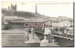 CPA Lyon Coteau de Fourviere Palais de Justice et Pont du Palais 