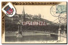 CPA Lyon Le Pont et l'Eglise Saint Georges 