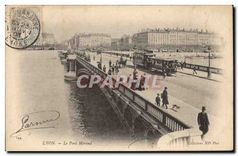 CPA Lyon Le Pont Morand Tramway