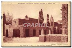 CPA Exposition Coloniale Internationale Paris 1931 Palais de LAOF Les Boutiques Soudanaises 
