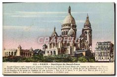 CPA Paris Basilique du Sacre Coeur 