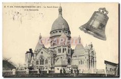 CPA Paris Montmartre Le Sacre Coeur et le Savoyarde Cloche