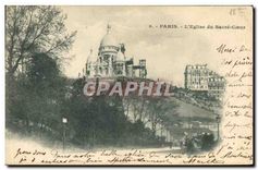 CPA Paris L'Eglise du Sacre Coeur 