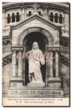 CPA Basilique du Sacre Coeur de Montmartre Statue du Sacre Cœur par Michel