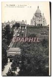 CPA Paris Le Sacre Coeur et le Funiculaire de Montmartre 