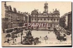 CPA Lyon Place des Terreaux 