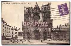 CPA Lyon La Cathedrale Saint Jean 