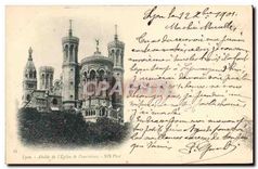 CPA Lyon Abside de l'Eglise de Fourviere 