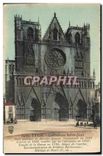 CPA Lyon Cathedrale Saint Jean Style gothique de diverses epoques 