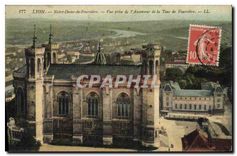 CPA Lyon Notre Dame de Fourviere Vue prise de l'Ascenseur de la Tour de Fourviere 