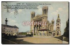 CPA Lyon Basilique de Notre Dame de Fourviere 