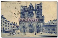 CPA Lyon La Cathedrale Saint Jean 