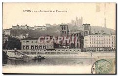 CPA Lyon Archeveche et Fourviere 